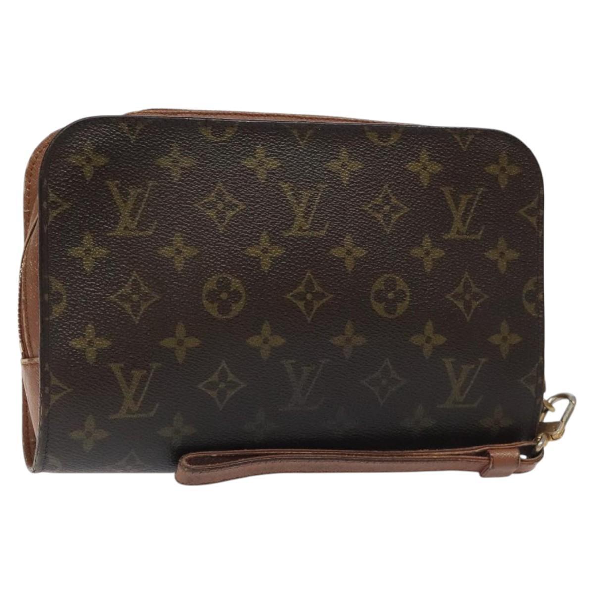 Louis Vuitton Monogram Orsay Clutch Bag M51790 Lv Auth 125641